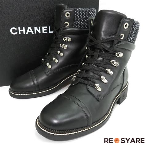 boots chanel men|Chanel boots with pearl heel.